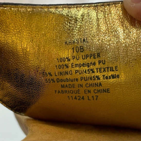 LAUREN RALPH LAUREN Sz 10B Vegan Leather Toe Post Side Buckle Slip On Sandals - Picture 9 of 9